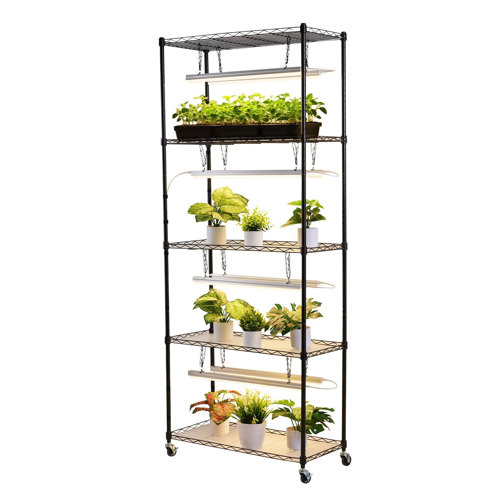 VEVOR hoop-and-loop straps secure delicate plants safely
