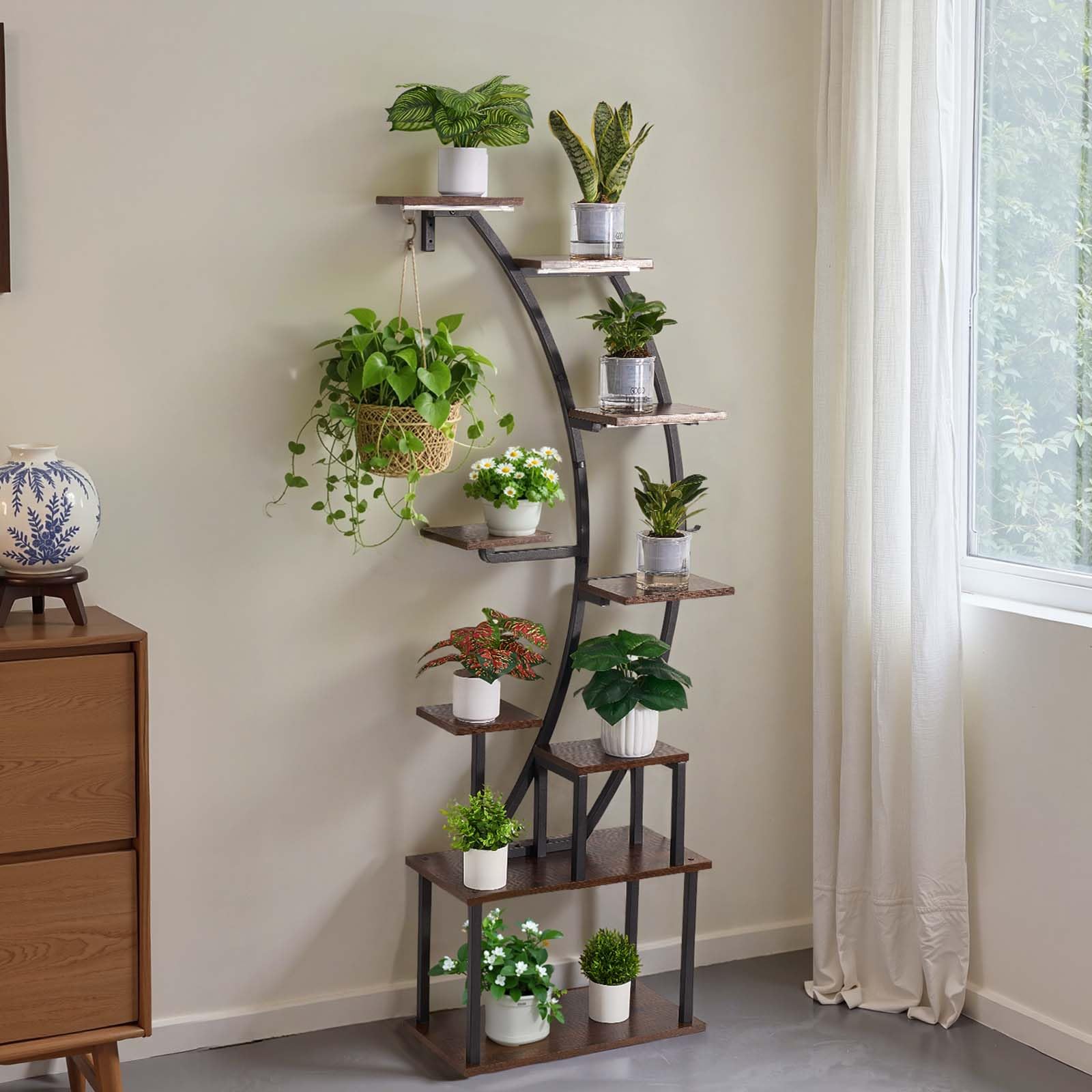 VEVOR Plant Stand includes tools and connectors for quick, safe assembly.