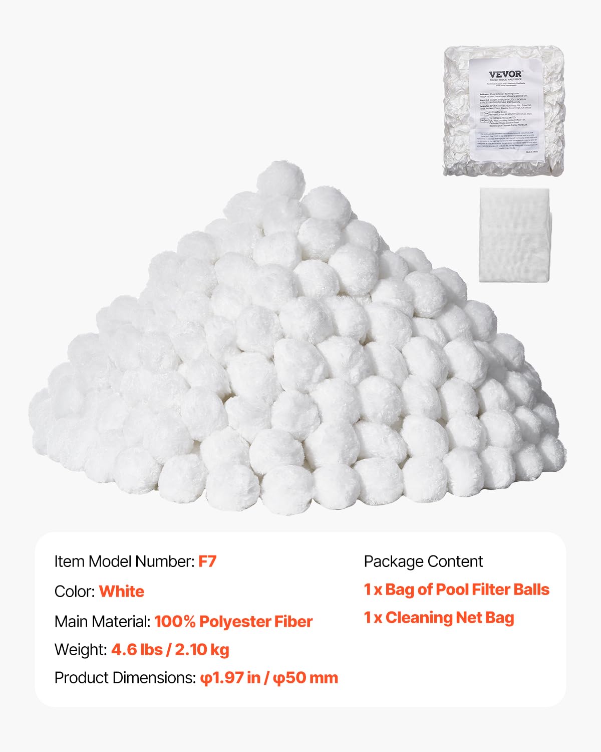 Closeup texture highlights durable, reusable polyester filter media