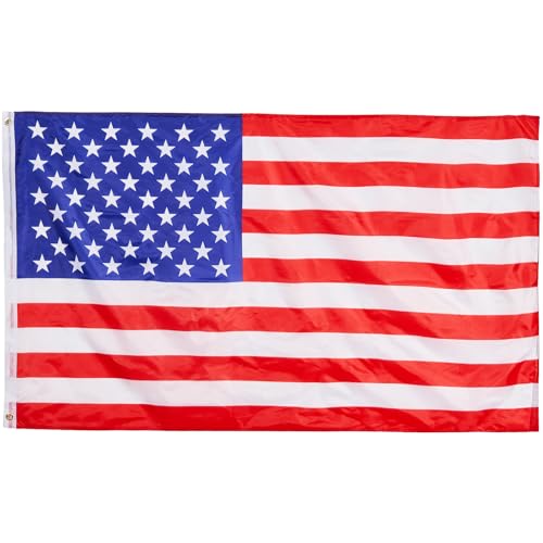 VEVOR 100% polyester flag material with vibrant colors for outdoor use.