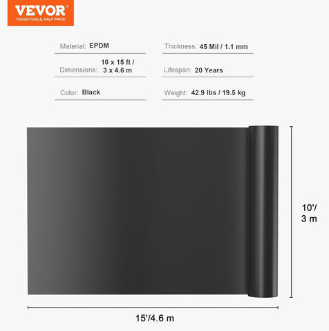 VEVOR koi pond liner supports healthy water garden features