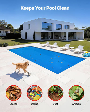 VEVOR reduces water evaporation, lowering refills and chemical usage.