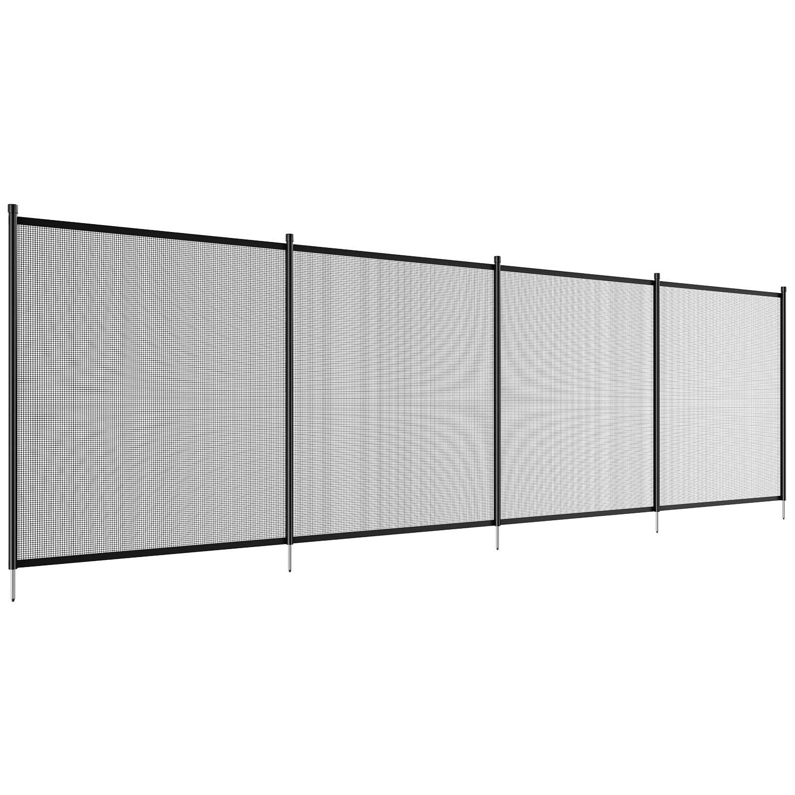 VEVOR pool fence 4x12ft dimensions fit large inground pools.
