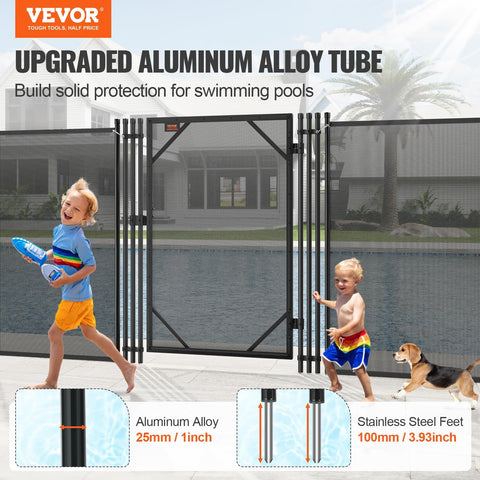 VEVOR Pre-installed hooks on poles, quick one-person setup