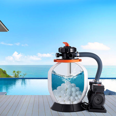 Lightweight beads promote efficient water flow and backwashing.