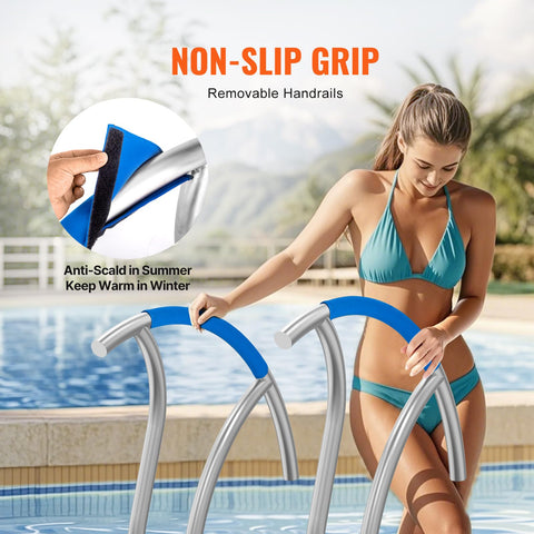 VEVOR pool handrail grip cover detail enhances comfort and grip