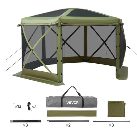 VEVOR Gazebo ideal for backyard, beach, or camping use