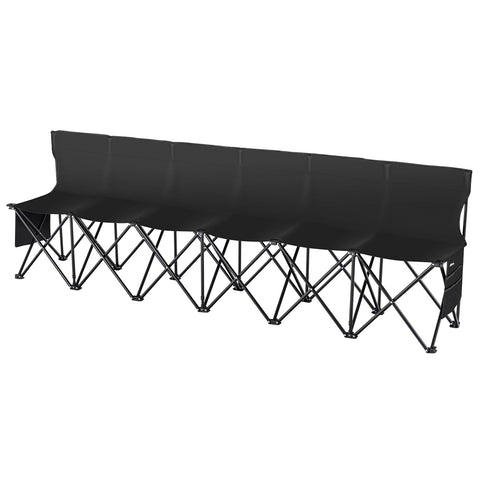 VEVOR bench with sturdy frame ensures stable outdoor seating