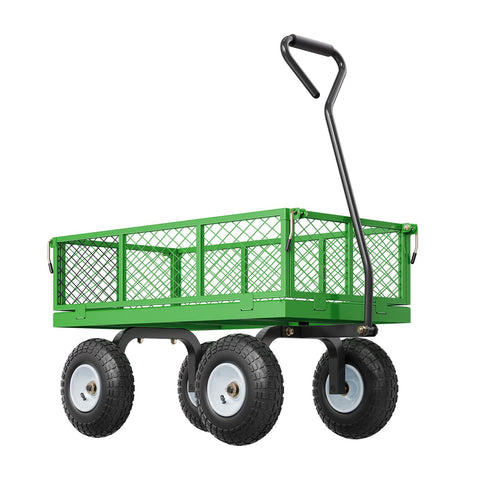 VEVOR 2-in-1 design switches between fenced and flatbed modes