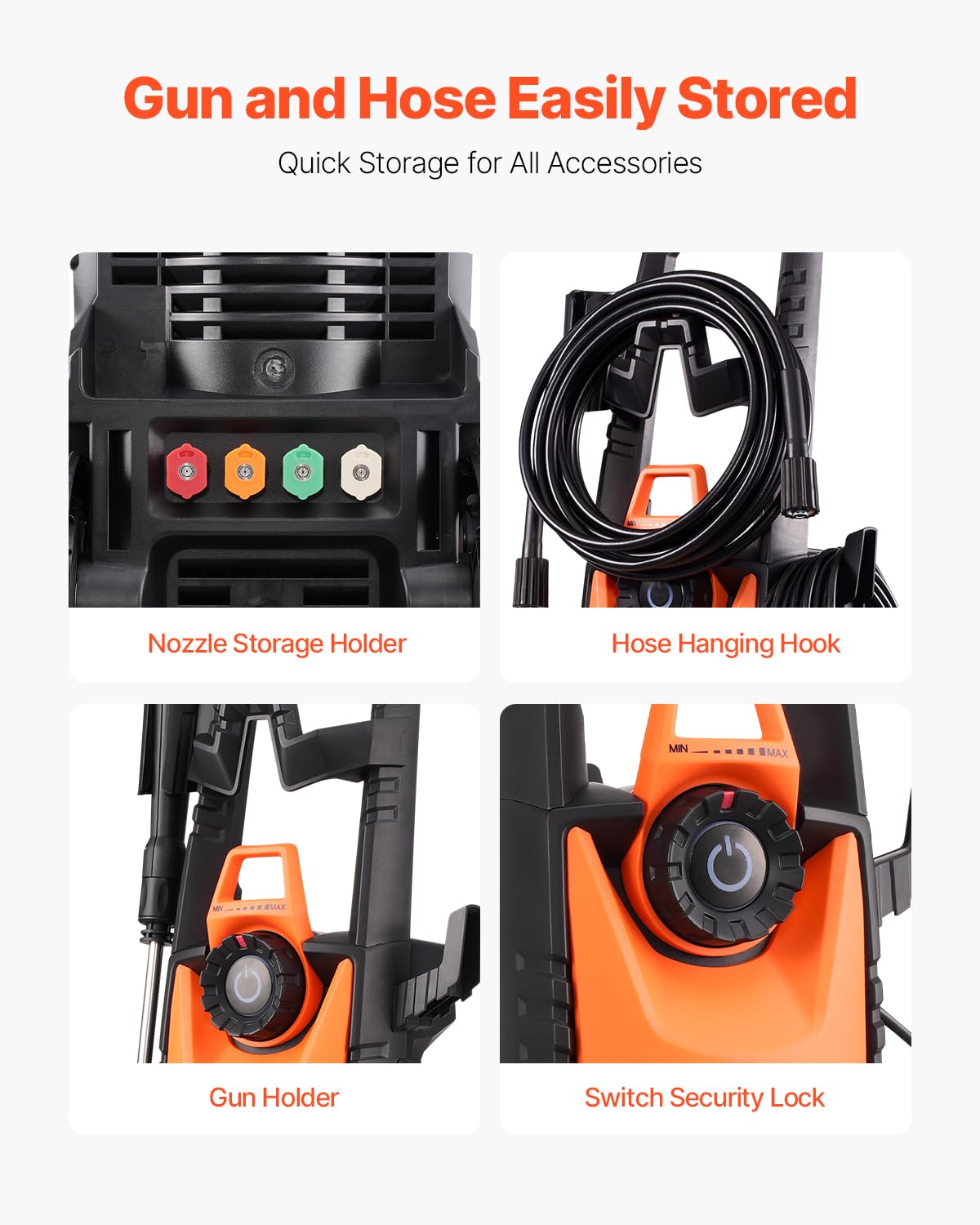 VEVOR 35-foot power cord offering flexible outdoor use