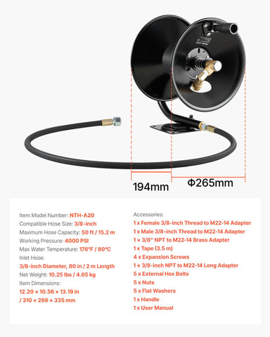 VEVOR mounting options for wall, floor, or equipment use