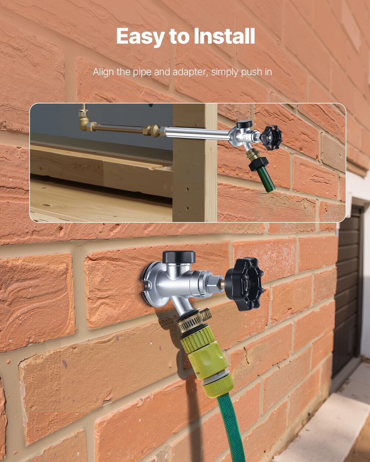 VEVOR compatible with copper, PEX, and CPVC for versatile plumbing
