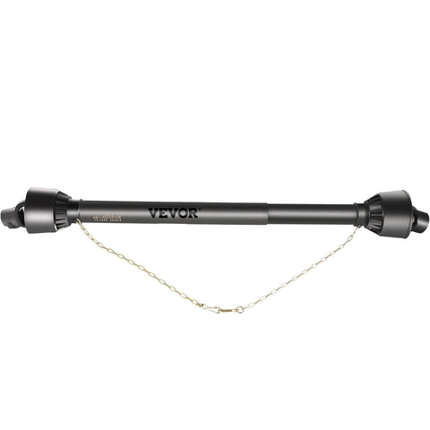 VEVOR PTO shaft with 1-3/8in 6-spline ends for reliable power to implements