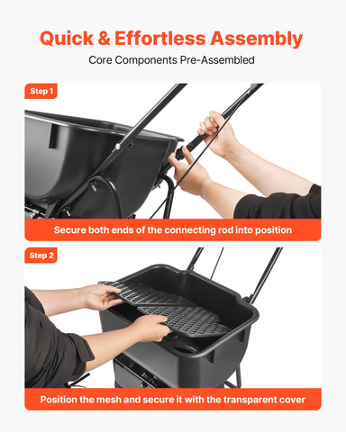 VEVOR easy-assembly design facilitates quick setup for new users