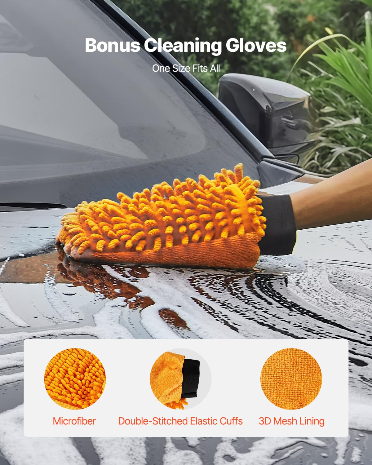 VEVOR quick-connect 1/4-inch for secure, fast attachment