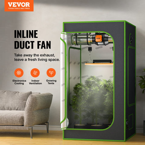 VEVOR EC motor delivers quiet operation for home and workspace