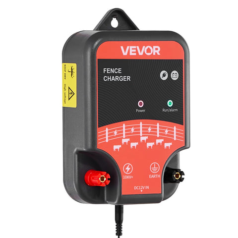 VEVOR fence range up to 1–3 km supports larger paddocks and gardens.