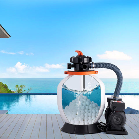Filter media in use within a filtration system, lightweight and efficient