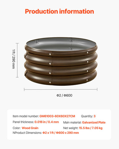 VEVOR rust-proof panels withstand outdoor weather for lasting use.