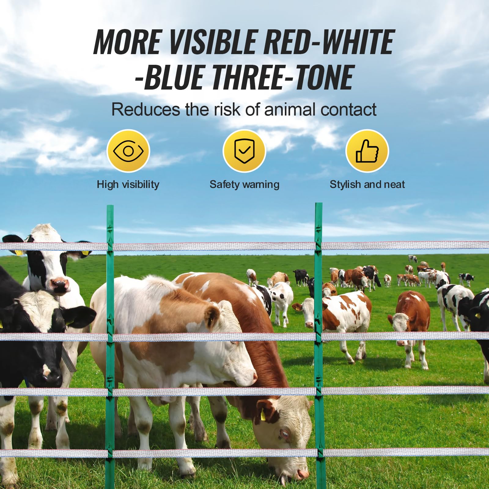 VEVOR rust-resistant material withstands outdoor use and reduces maintenance