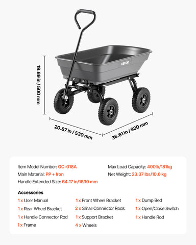 VEVOR rust-treated frame withstands outdoor conditions