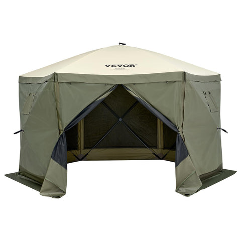 VEVOR screen canopy with removable wind panels and windows for ventilation