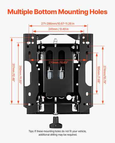 VEVOR seat suspension kit installation wire extension demonstrates flexible wiring options.