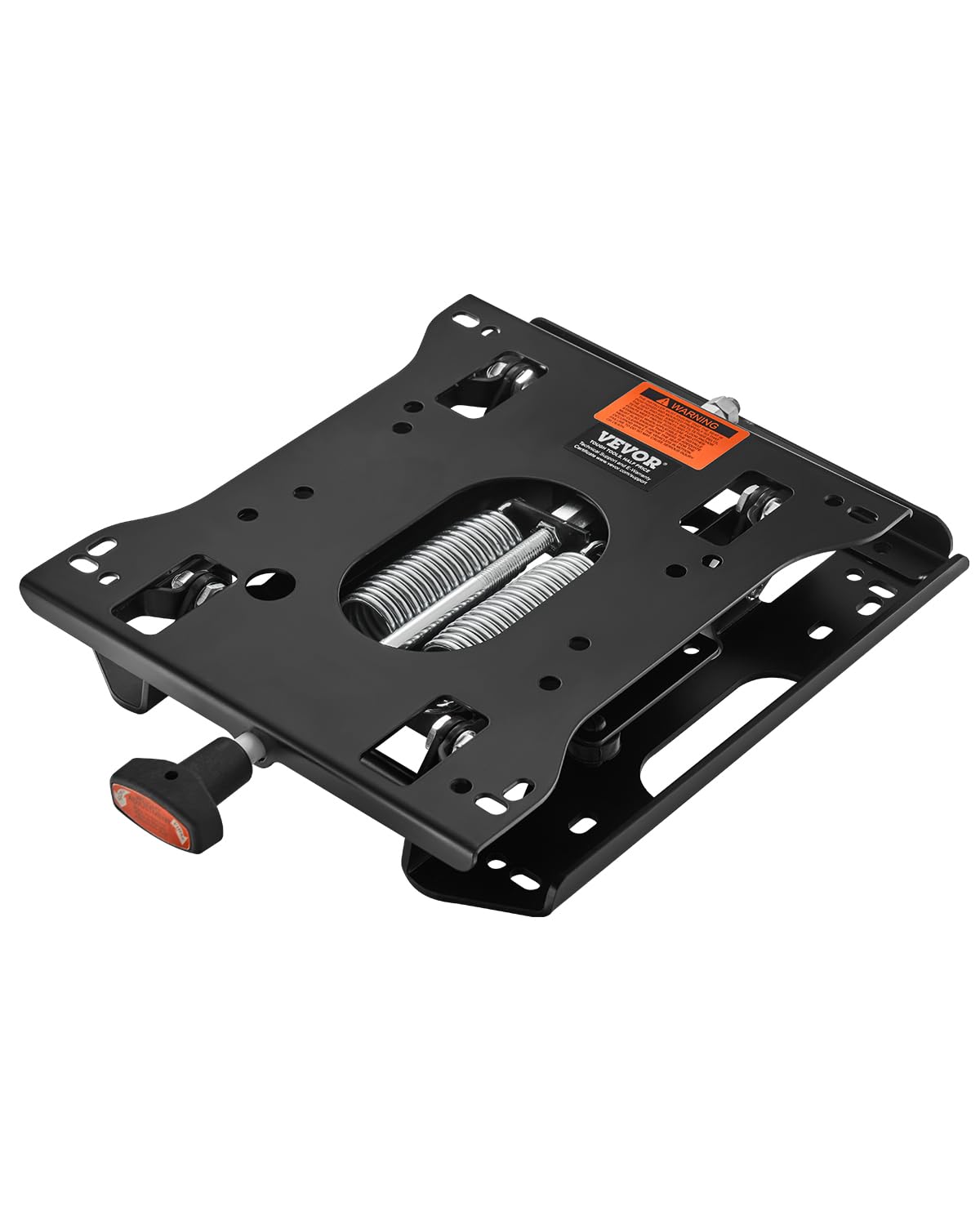 VEVOR seat suspension kit side view highlights sturdy construction for forklift or mower use.