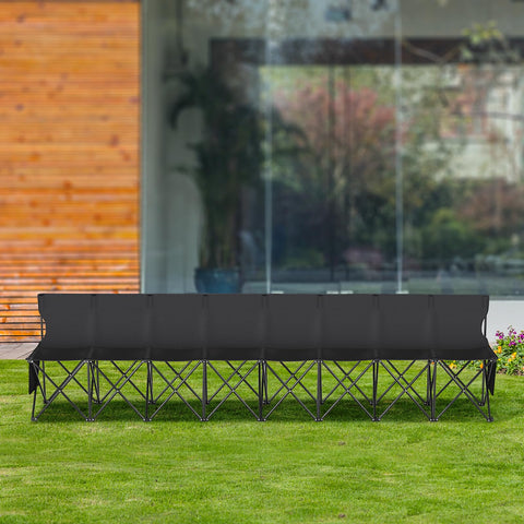 VEVOR sideline bench backrest provides premium support during games.