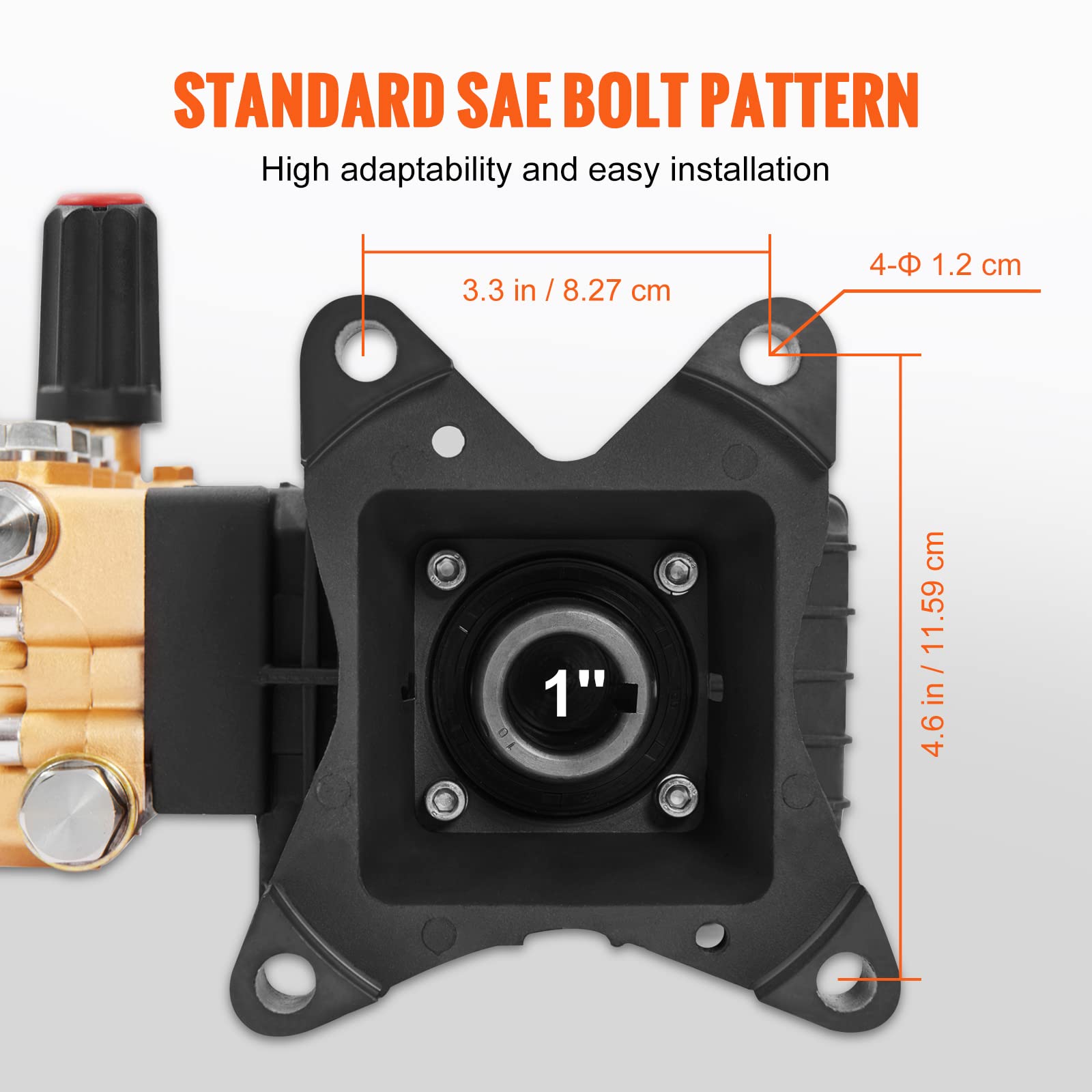 VEVOR sight glass for easy oil level checks