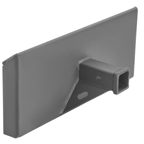 VEVOR skid steer mount plate with 2 inch receiver hitch for easy trailer connections.