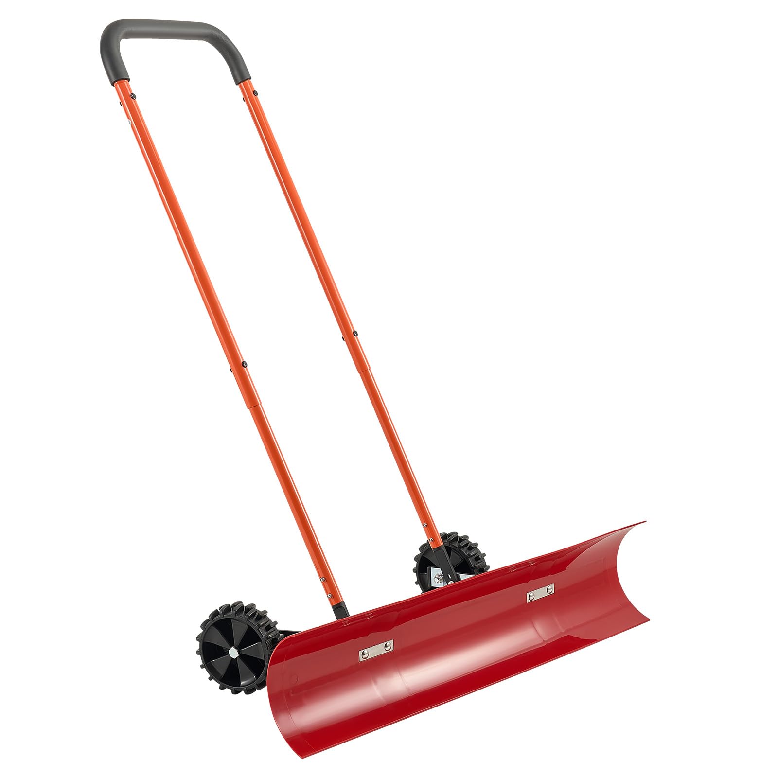 VEVOR snow pusher with 38-inch wide blade for fast driveway clearing