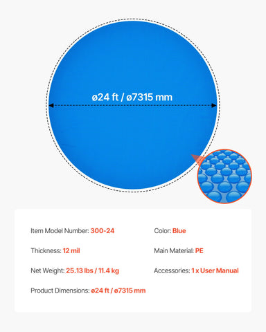 VEVOR 12mil bubble design boosts insulation and heat retention