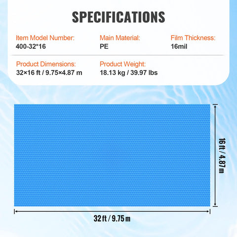VEVOR compatible with inground and above-ground pools.