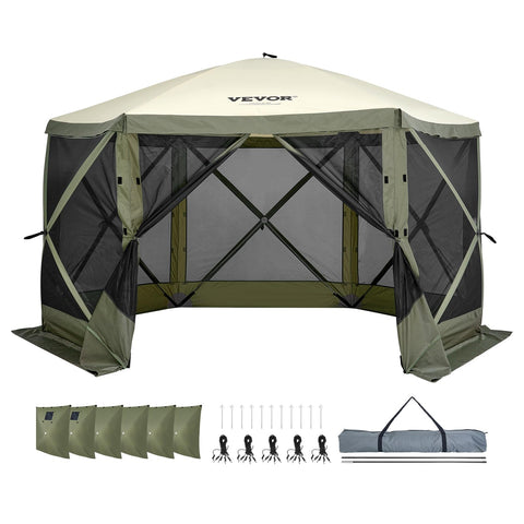 VEVOR spacious 12x12ft canopy suitable for picnics and camping