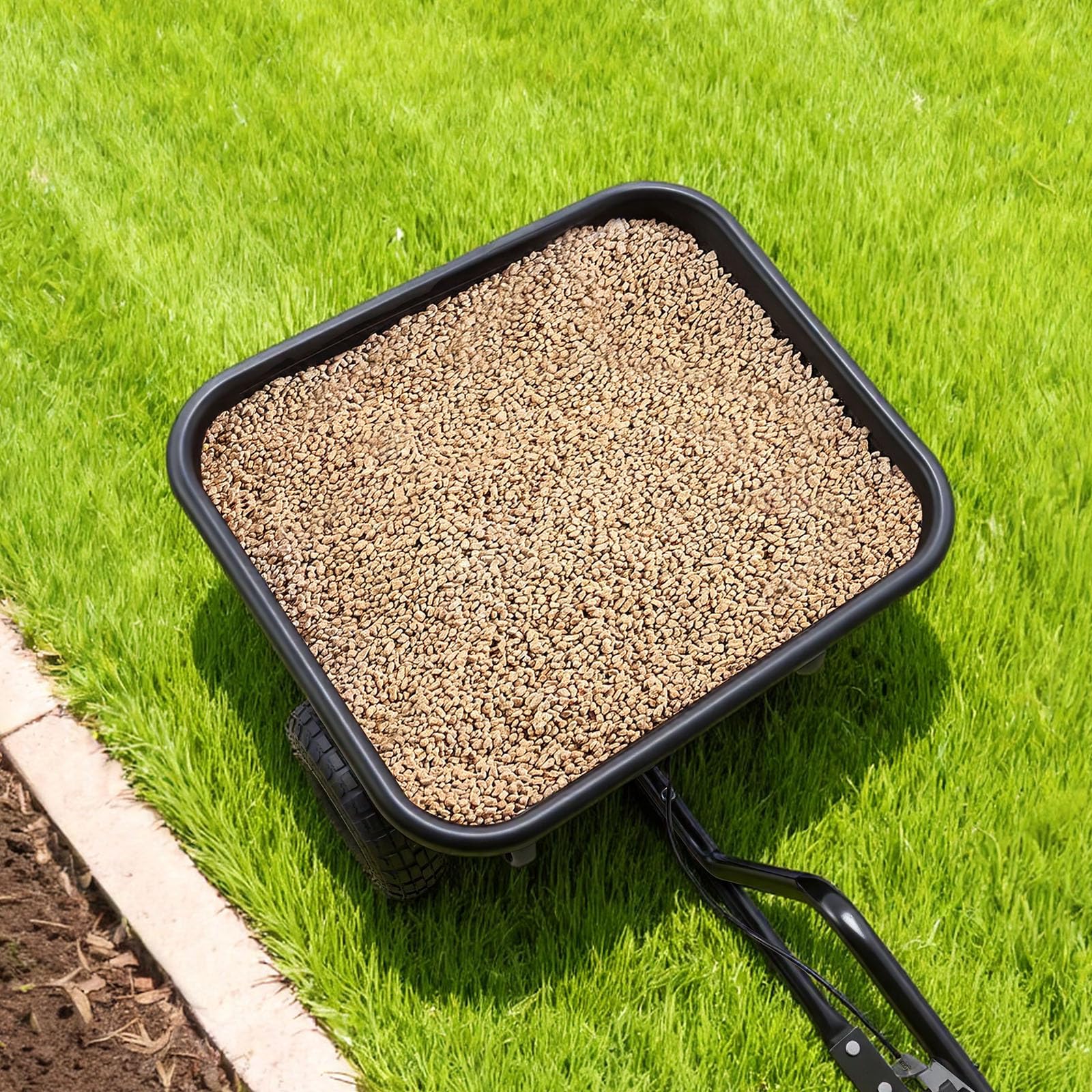 VEVOR all-season use supports spring seeding, summer fertilizing, fall weed control, winter ice melt