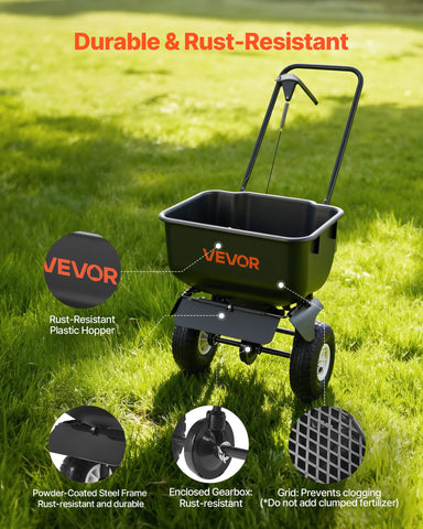 VEVOR detachable hopper and handle for easy storage after use
