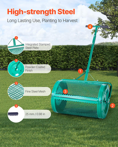 VEVOR spreader mesh with 12x20 mm holes for even distribution