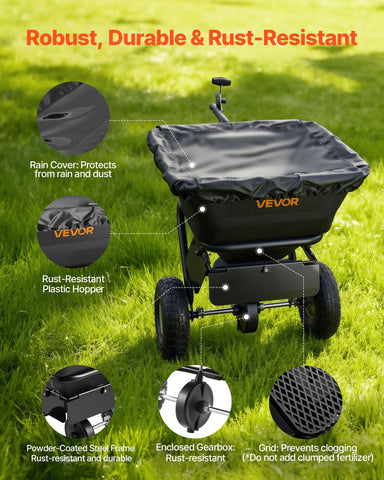VEVOR universal hitch design fits most tractors, ATVs, and UTVs