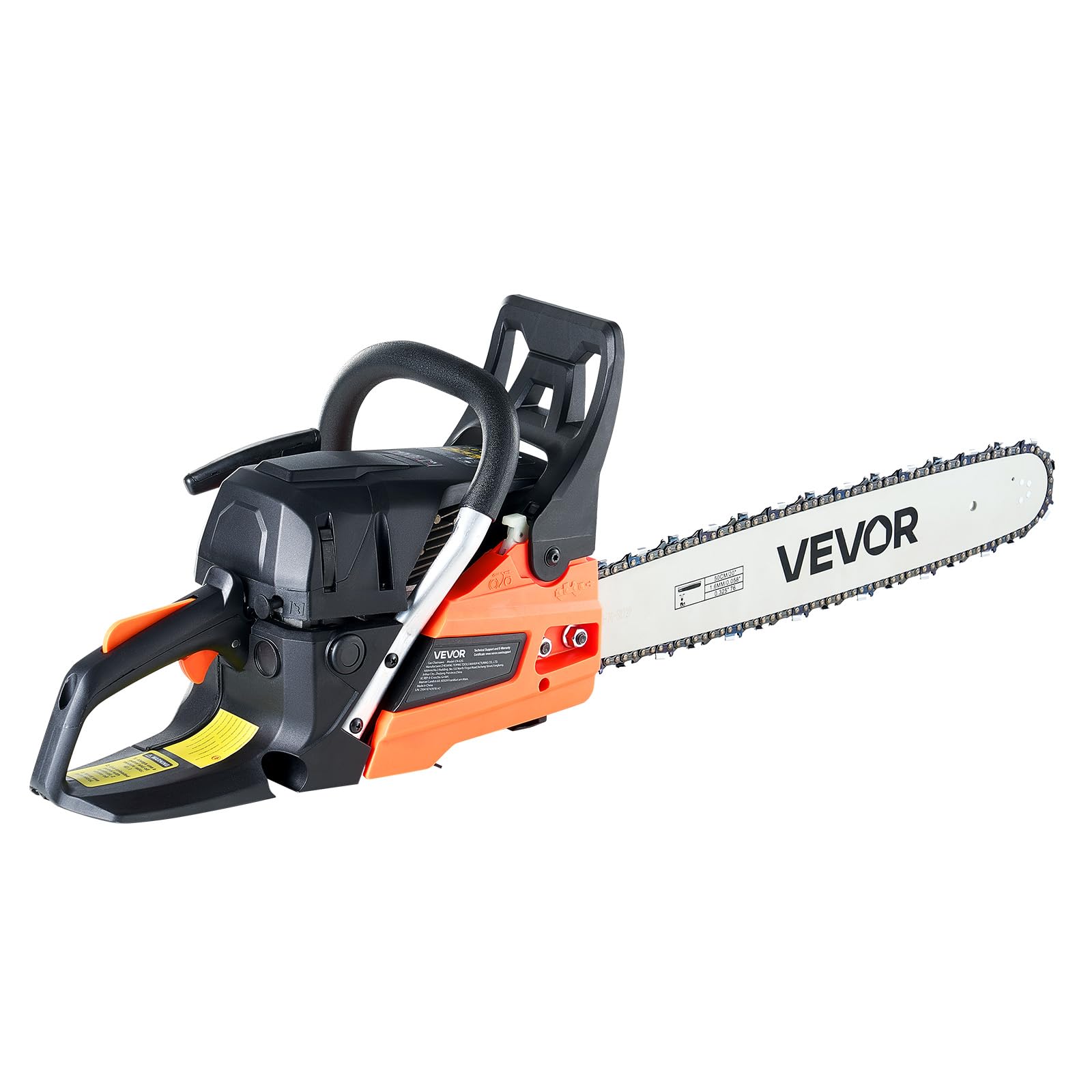 VEVOR startup and safety features close-up.