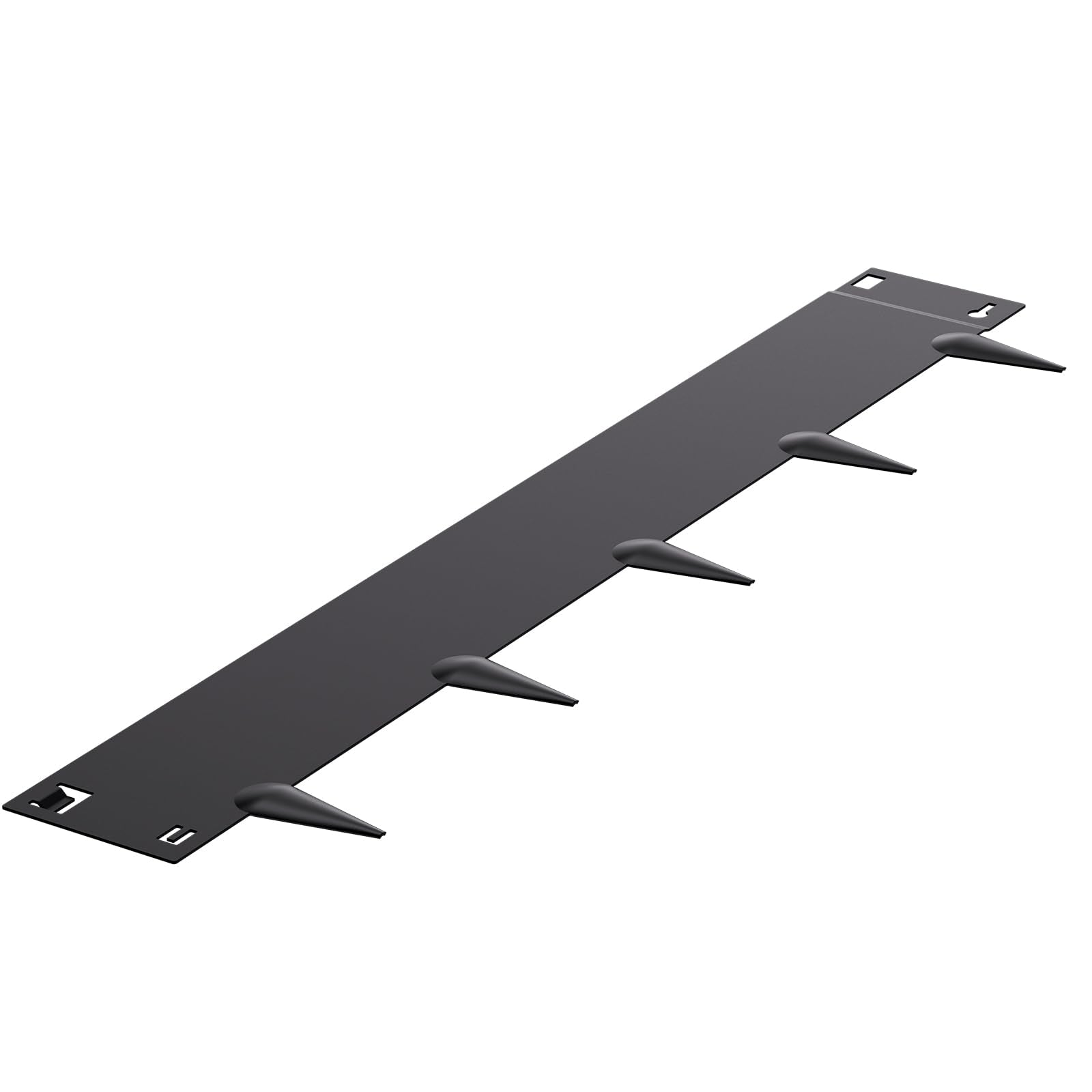 VEVOR black finish complements dark mulch and modern landscapes