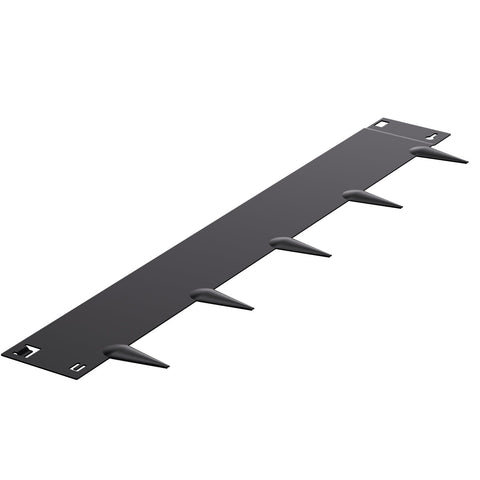 VEVOR black finish complements dark mulch and modern landscapes