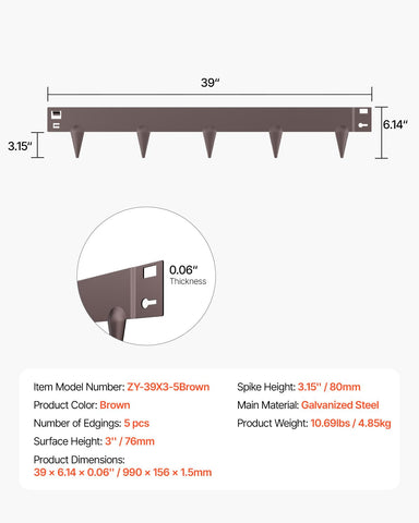 VEVOR package includes gloves and manual for safe installation.