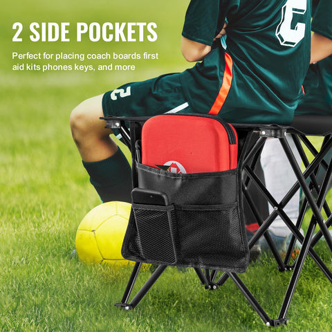 VEVOR sturdy metal frame providing stable seating on uneven ground