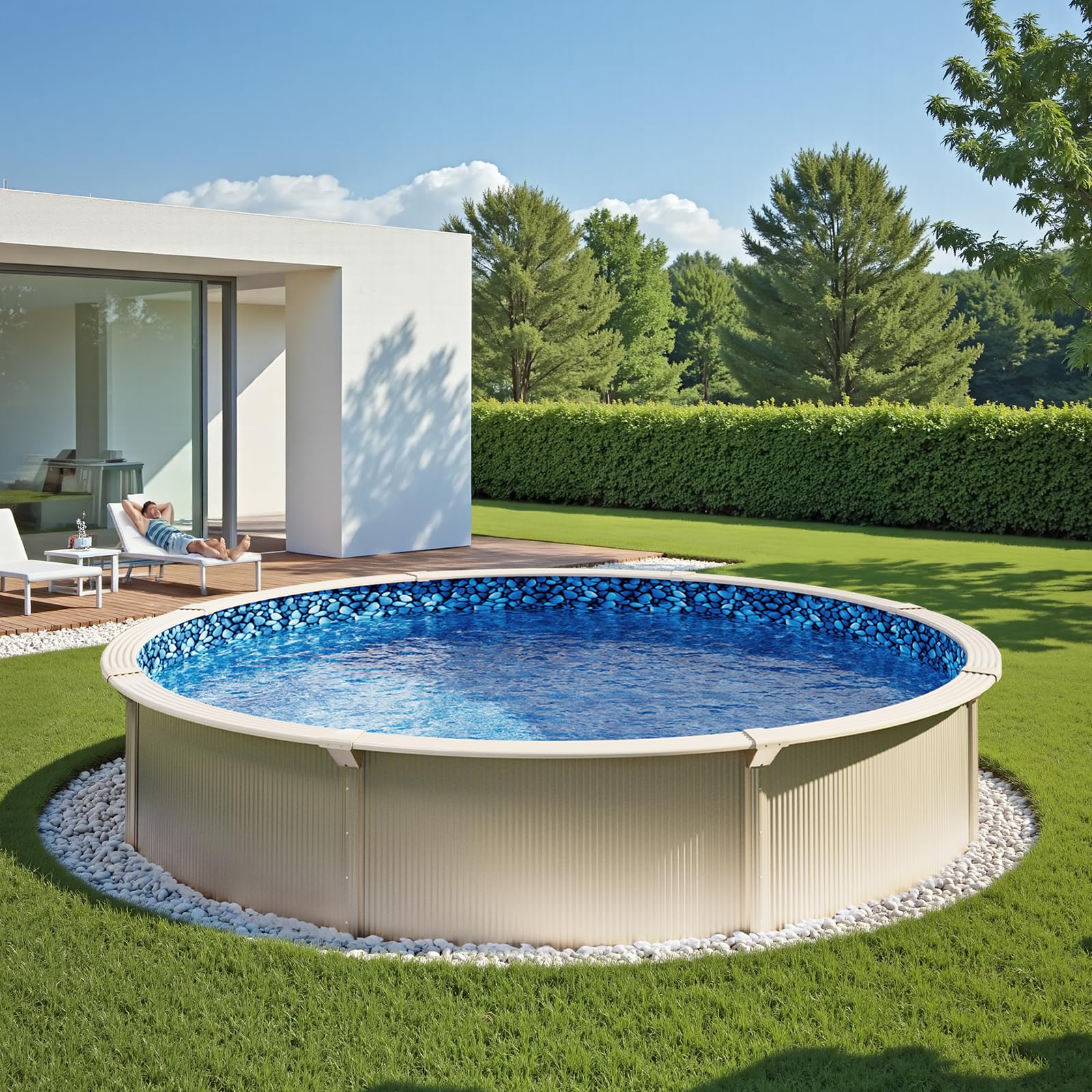 VEVOR liner used as patio sunshade and outdoor protection