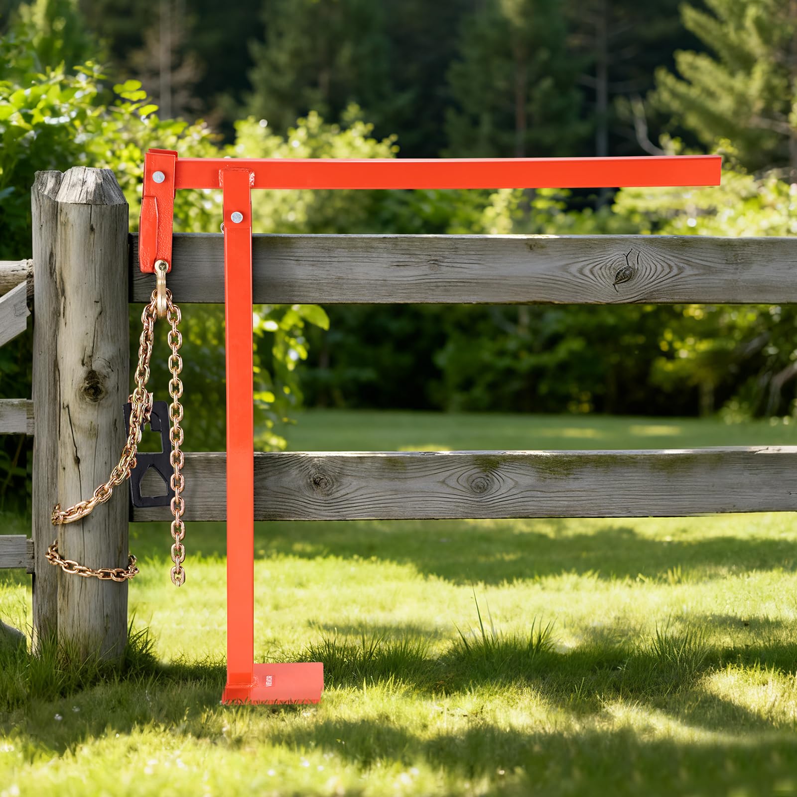 VEVOR T Post Puller made from heavy-duty steel withstands demanding tasks