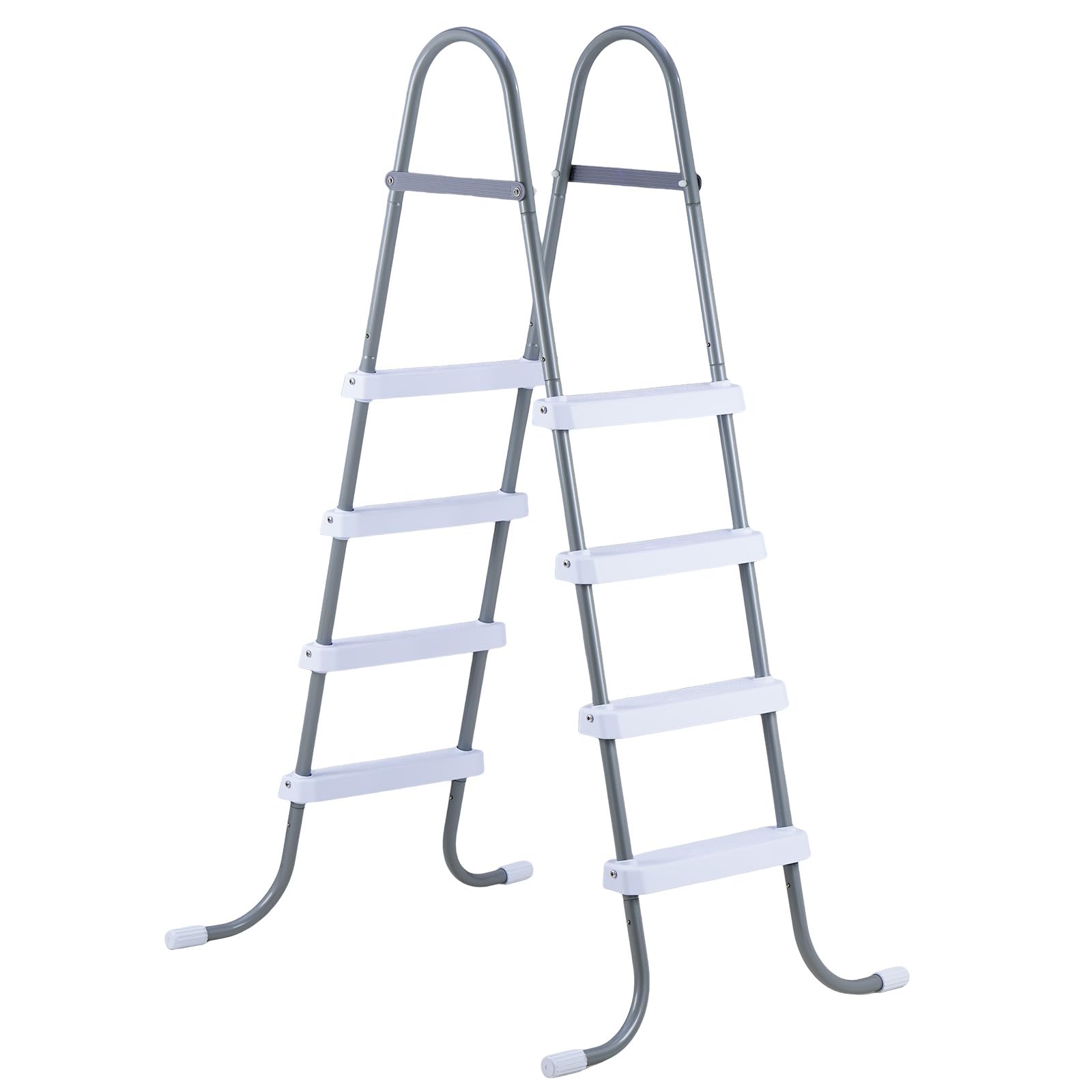VEVOR textured anti-slip treads enhance grip on each step.