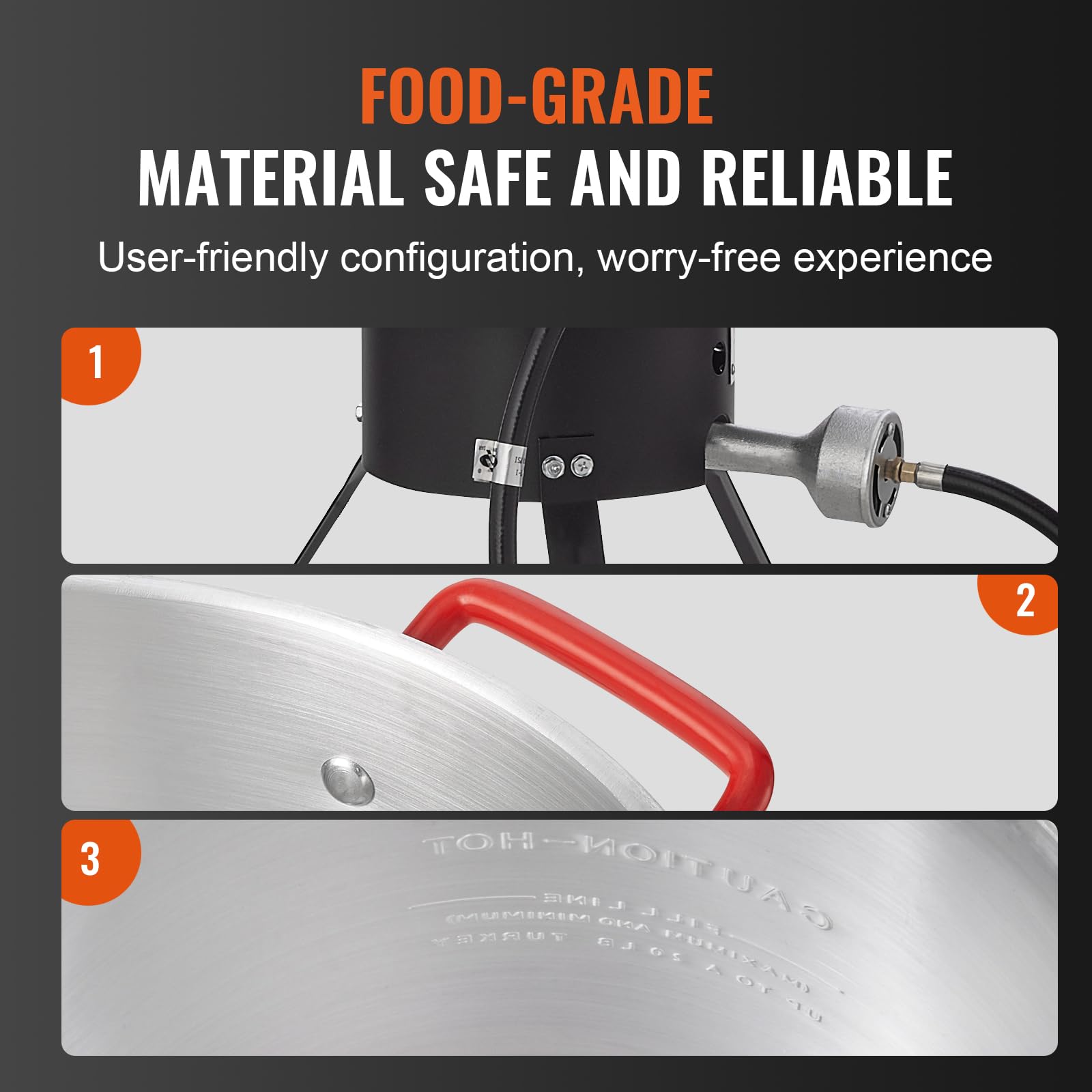 VEVOR thermometer helps monitor precise temperatures for better results.