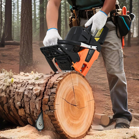 VEVOR tree trimming with long guide bar.