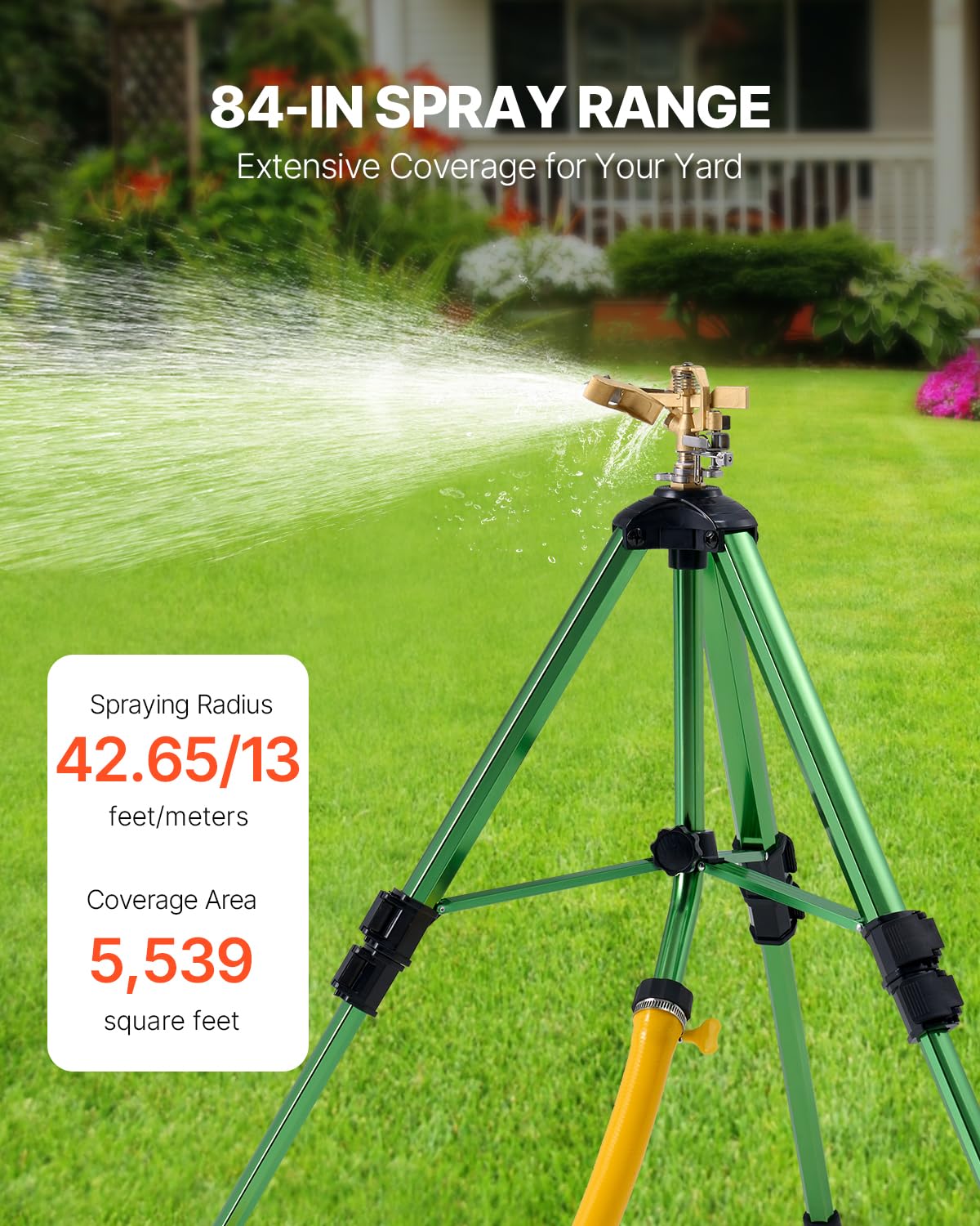 VEVOR tripod with adjustable heights 17, 27, and 37 inches for flexibility